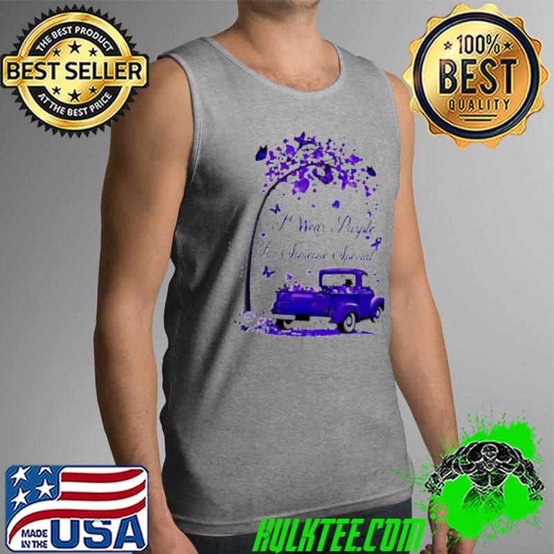 Butterflies I wear Purple for My Aunt Jeep Pandemic Cancer Awareness Shirt Tank Top Butterflies I wear Purple for My Aunt Jeep Pandemic Cancer Awareness Shirt Tank Top