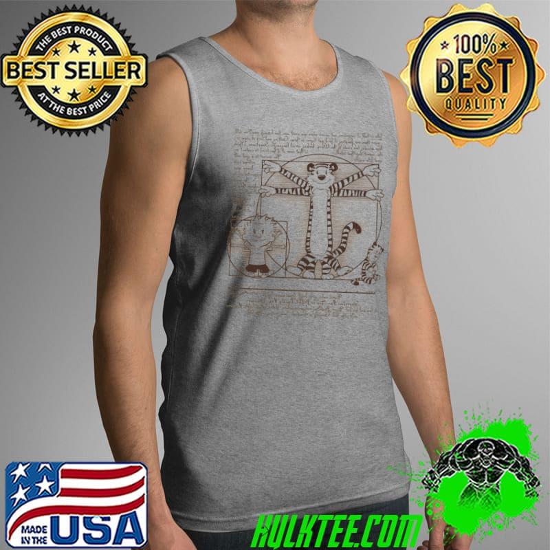 Calvin and Hobbes Vitruvian Buddies s Tank Top Calvin and Hobbes Vitruvian Buddies s Tank Top