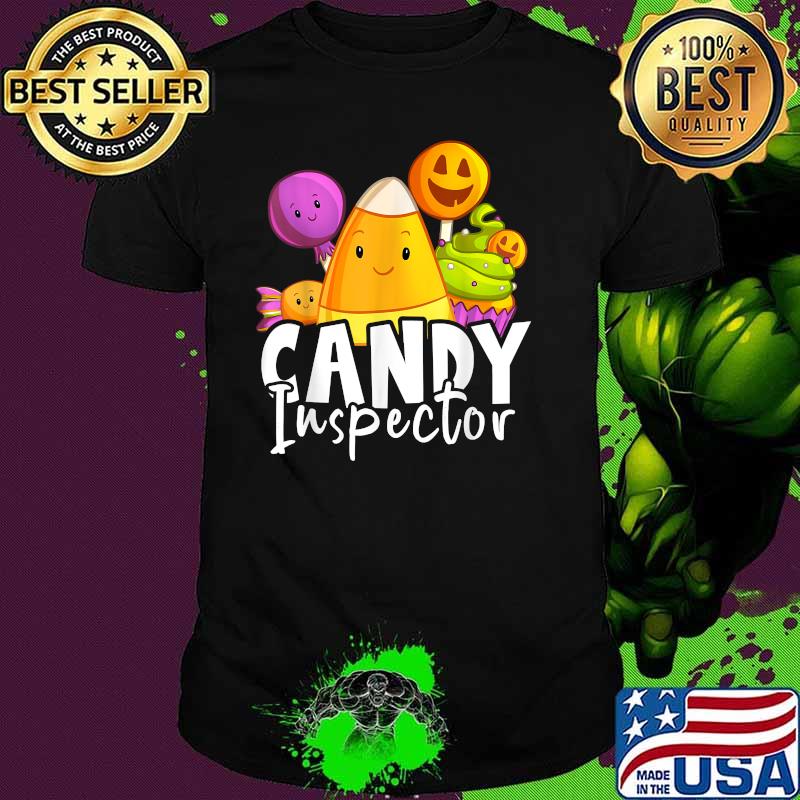Candy Inspector I Halloween Candy Corn Toddler T-Shirt