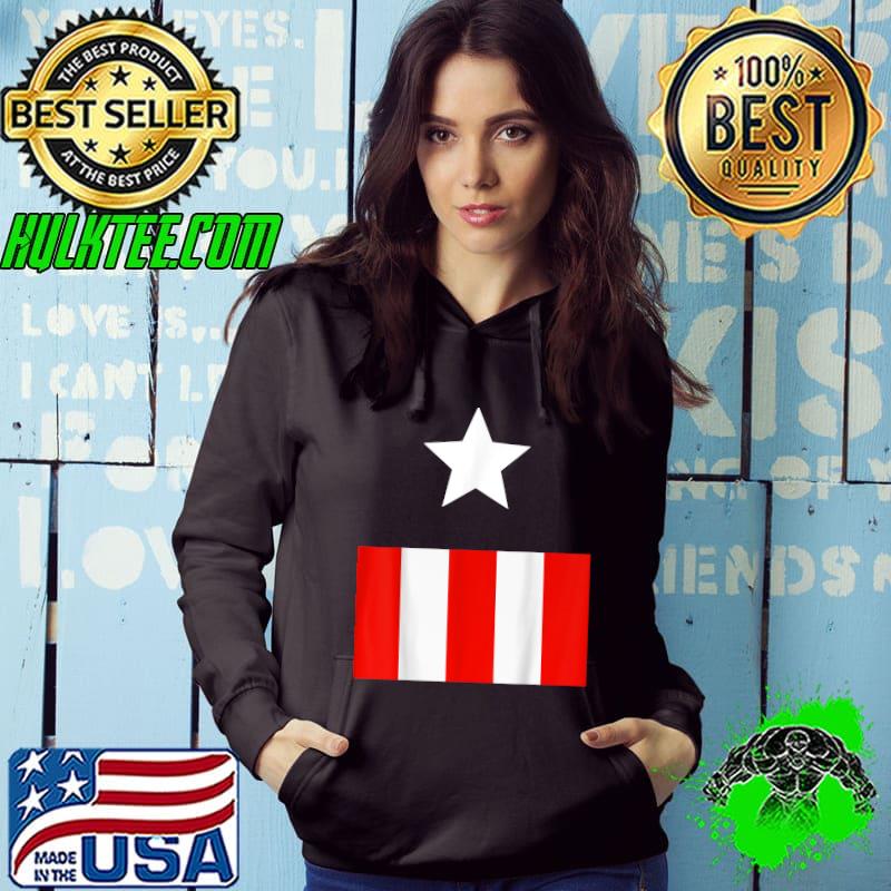 Captain Cosplay American Flag T-Shirt