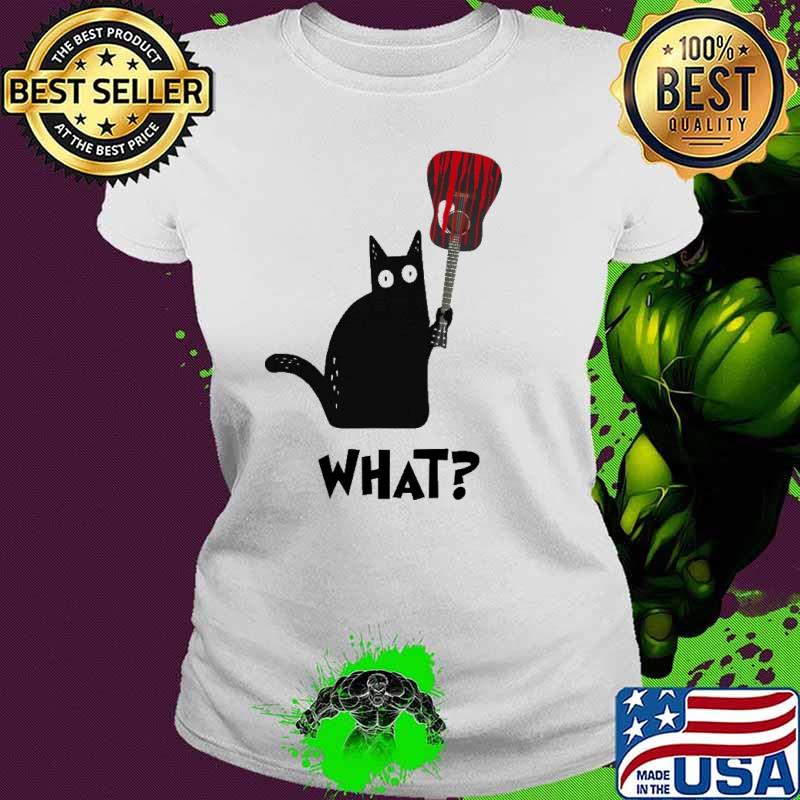 Cat And Guitar For Halloween Shirt Ladies tee Cat And Guitar For Halloween Shirt Ladies tee