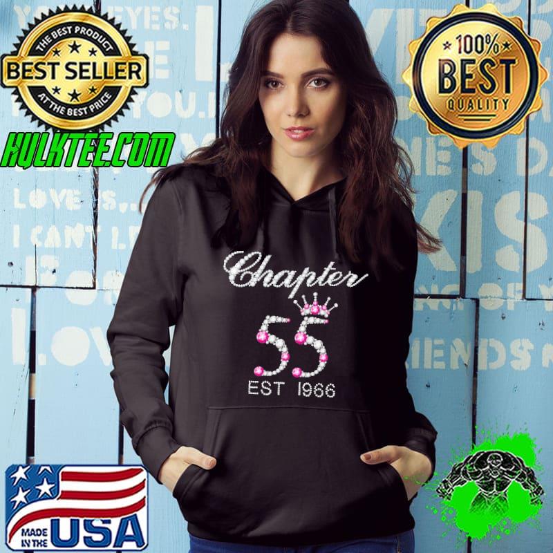 Chapter est 1966 55th birthday diamond shirt