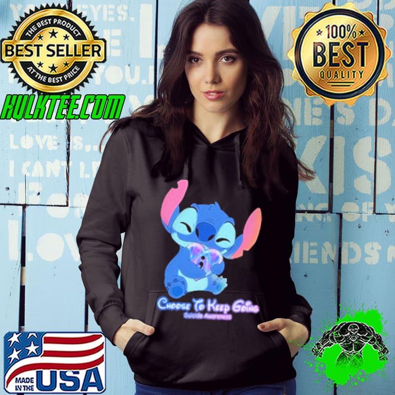 Choose To Keep Going Suicide Awareness Stitch shirt