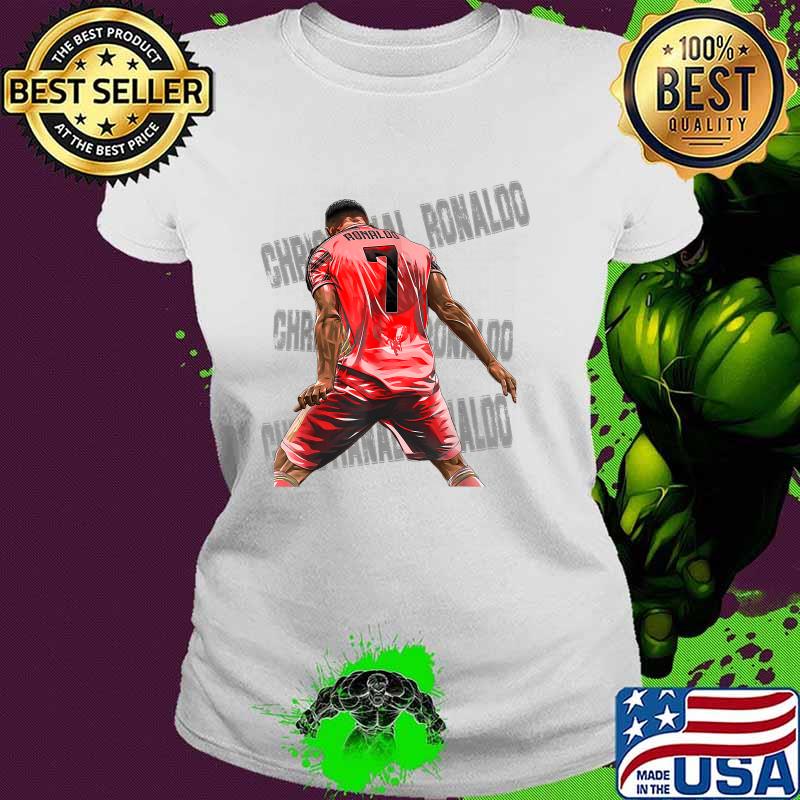 Christiano Back Man United Manchester Red T-Shirt Ladies tee Christiano Back Man United Manchester Red T-Shirt Ladies tee
