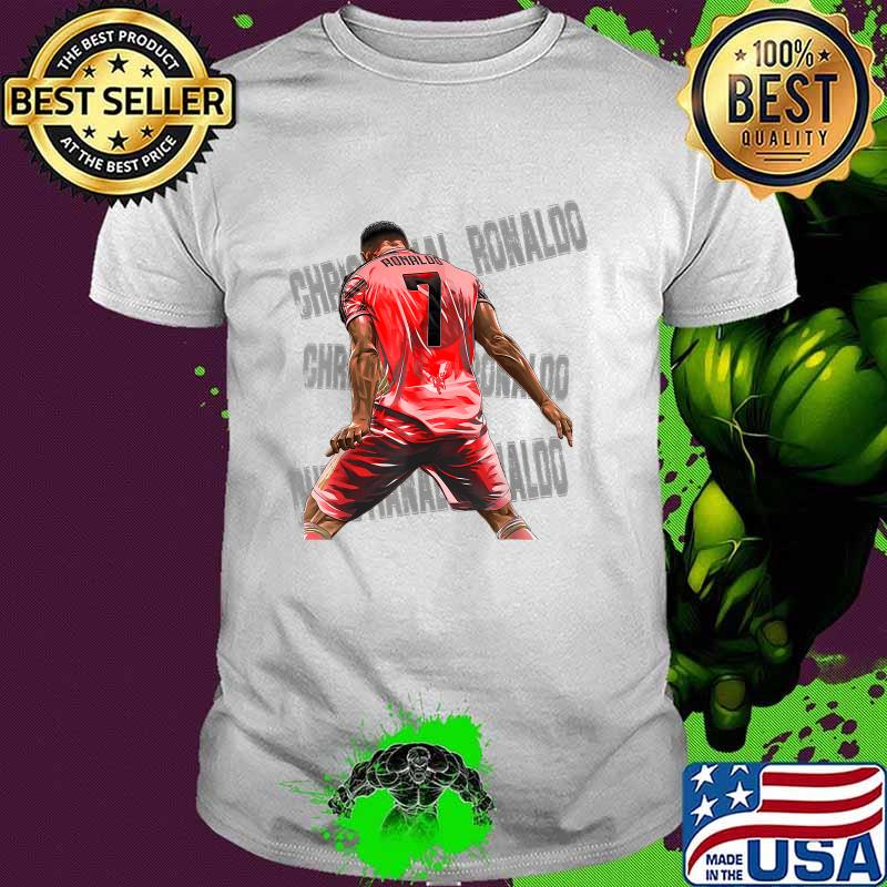 Christiano Back Man United Manchester Red T-Shirt