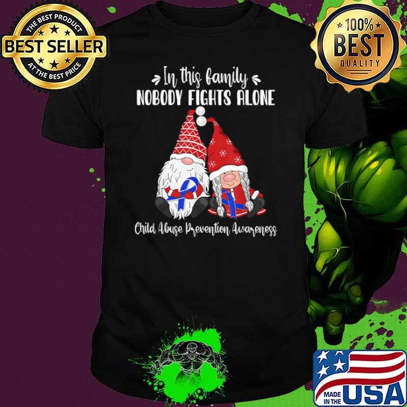 Christmas Gnomes Child Abuse Prevention Awareness Shirt