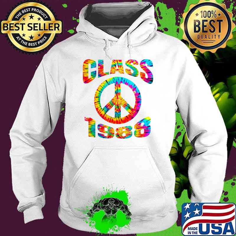 Class of 1988 Retro Vintage Tie Dye Peace T-Shirt Hoodie Class of 1988 Retro Vintage Tie Dye Peace T-Shirt Hoodie