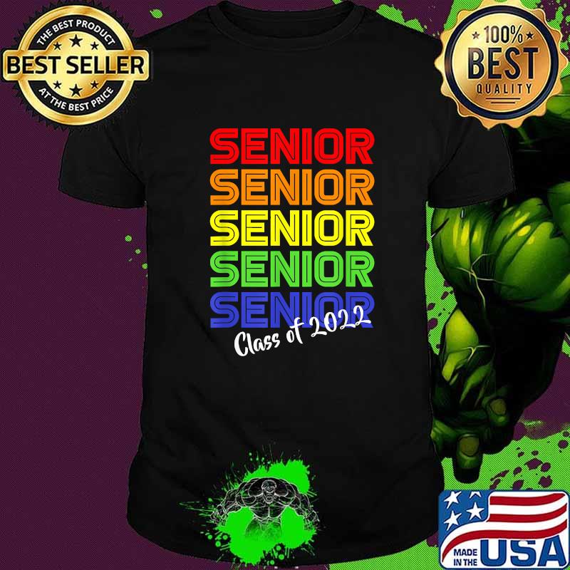 Class of 2022 Senior 2022 Graduation Party Colors T-Shirt