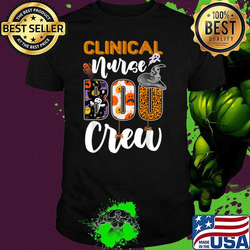 Clinical Nurse Boo Crew Funny RN Halloween Matching Shirt