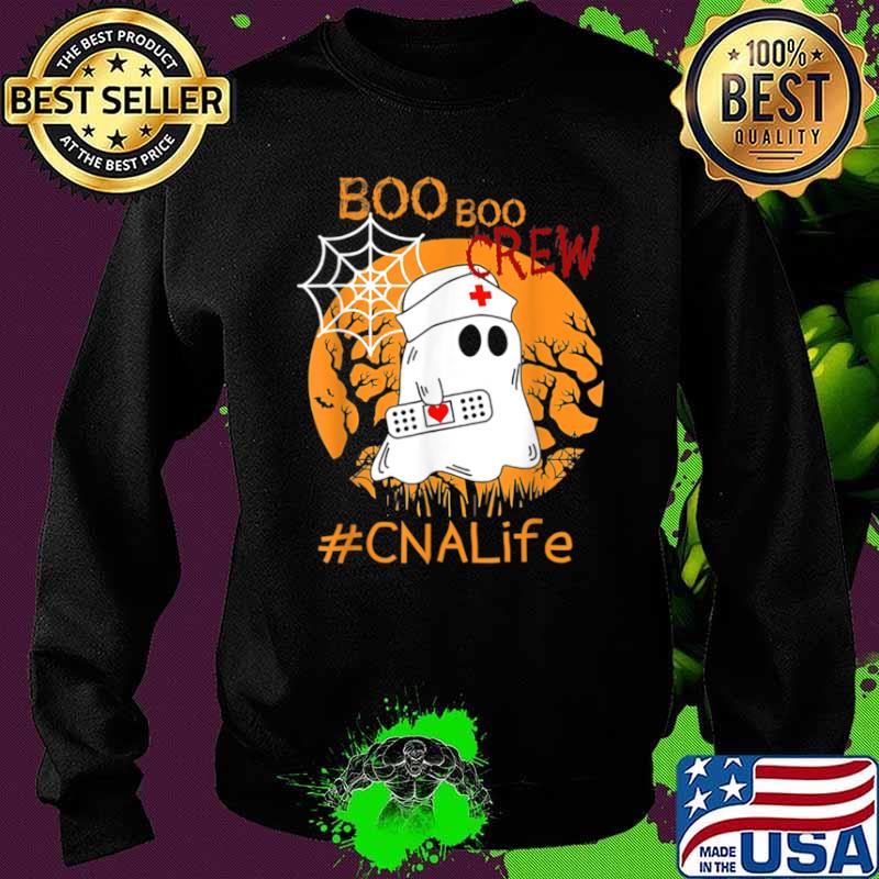 CNA Boo Boo Crew Nurse Ghost Halloween Costumes Ghost NurseShirt Sweater CNA Boo Boo Crew Nurse Ghost Halloween Costumes Ghost NurseShirt Sweater