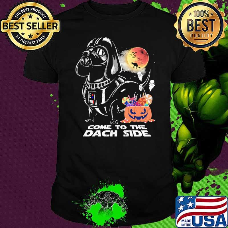 Come to the dach side dachside of the halloween pumpkin blood moon shirt
