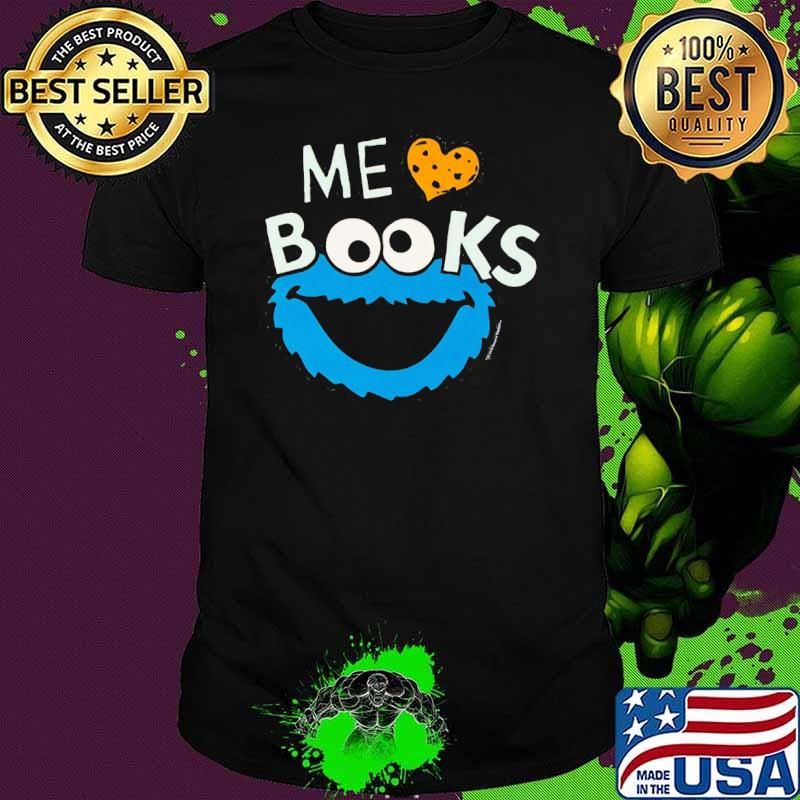 Cookie Monster - Me Love Books Shirt Cookie Monster - Me Love Books Shirt