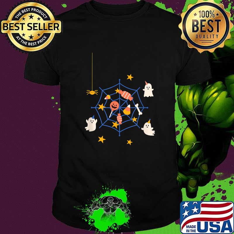Cute Halloween youth and adult candy ghost T-Shirt