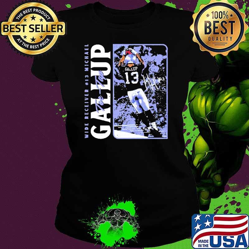Dallas football wide receiver 13 Michael Gallup Toe Tap signature s Ladies tee Dallas football wide receiver 13 Michael Gallup Toe Tap signature s Ladies tee