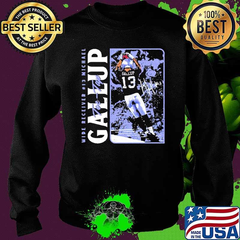 Dallas football wide receiver 13 Michael Gallup Toe Tap signature s Sweater Dallas football wide receiver 13 Michael Gallup Toe Tap signature s Sweater