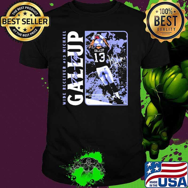 Dallas football wide receiver 13 Michael Gallup Toe Tap signature shirt