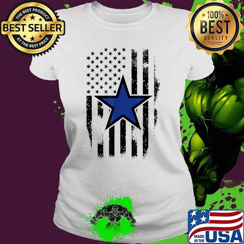 Dallas Jersey Football Proud Vintage CowBoys USA Flag T-Shirt Ladies tee Dallas Jersey Football Proud Vintage CowBoys USA Flag T-Shirt Ladies tee