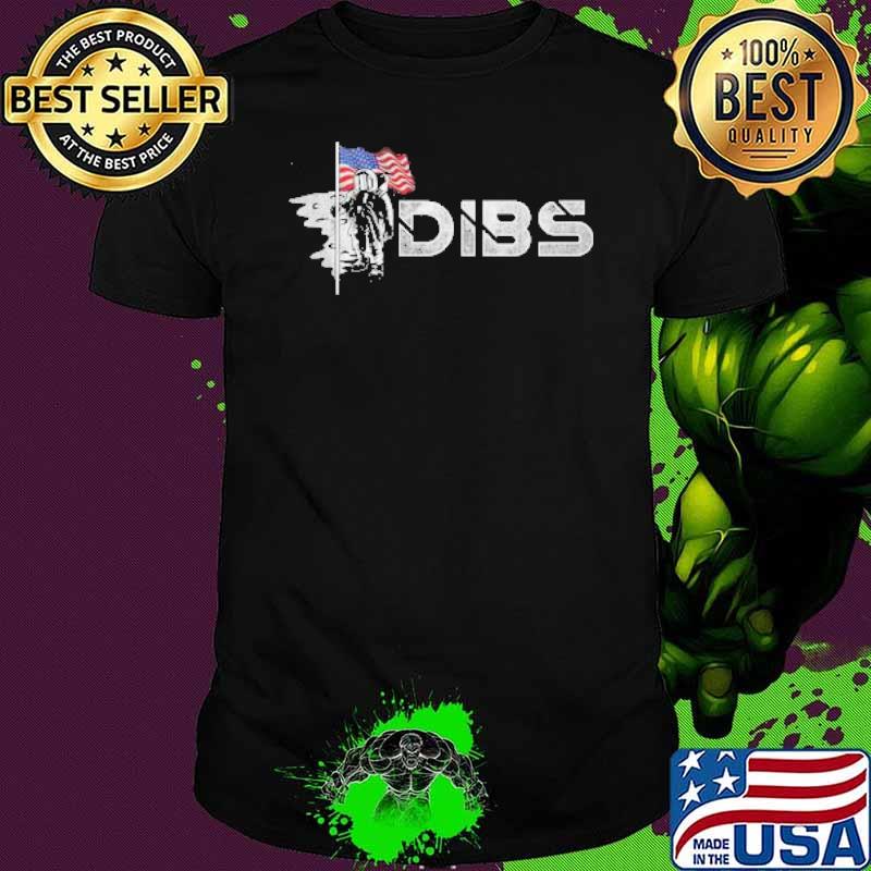 DIBS AMERICAN FLAG ON MOON Shirt