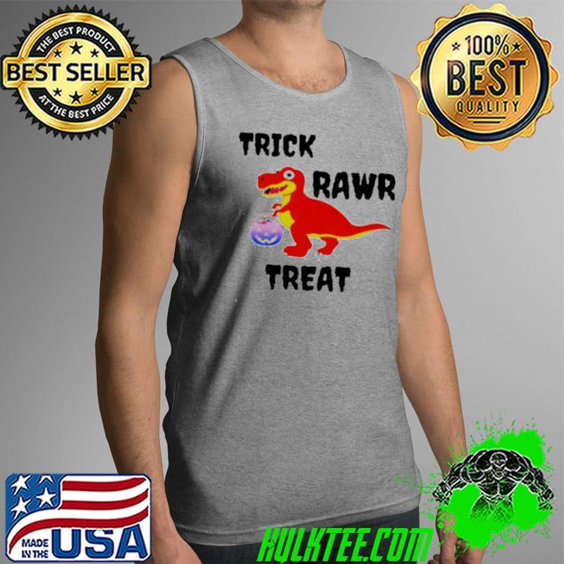 Dinosaur halloween trick rawr treat pun s Tank Top Dinosaur halloween trick rawr treat pun s Tank Top