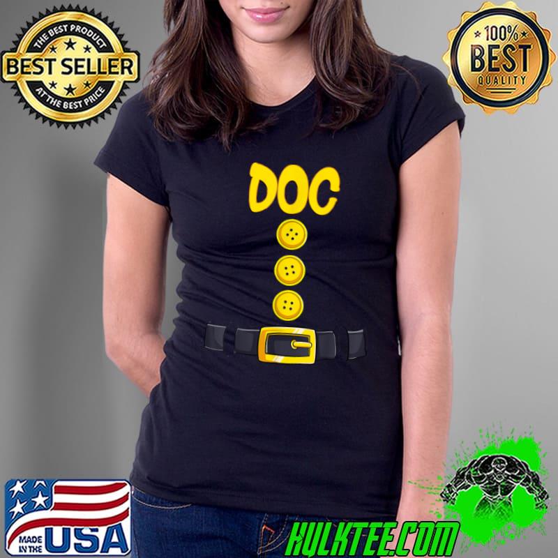 Doc Halloween Dwarf Costume Color Matching Shirt Ladies Tee Doc Halloween Dwarf Costume Color Matching Shirt Ladies Tee