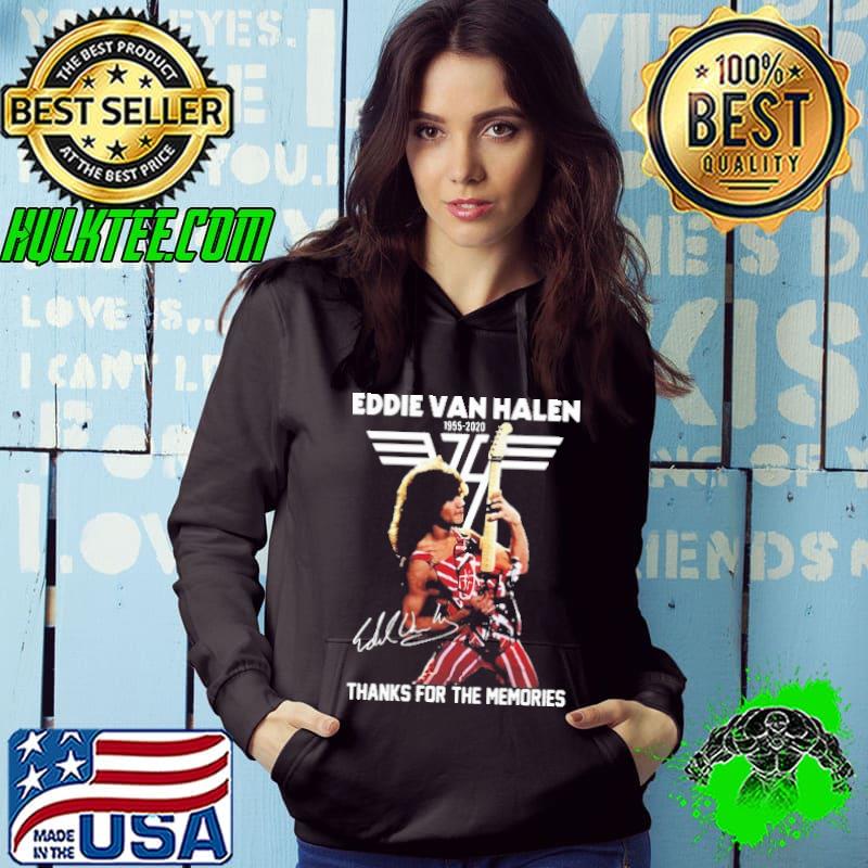 Eddie van halen thanks for the memories signature shirt