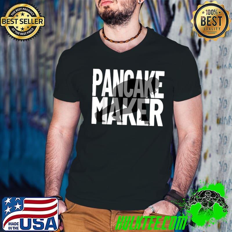 Football Player Meme Lineman Pancake Maker T-Shirt Guys V Neck Football Player Meme Lineman Pancake Maker T-Shirt Guys V Neck