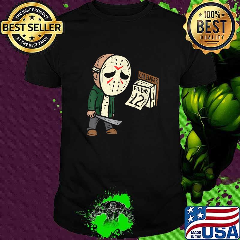 Friday 12th Halloween Horror Movie Humor T-Shirt