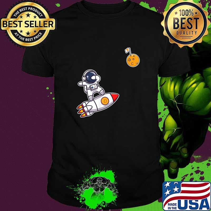 Funny dogecoin To The Moon T-Shirt