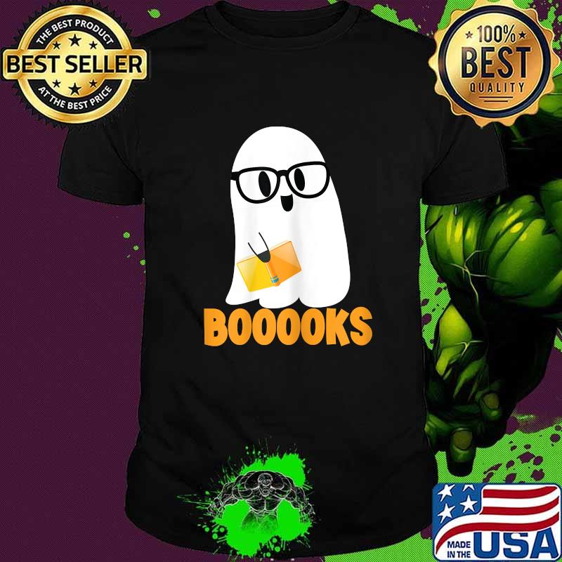 Ghost Booooks Halloween Boo teacher T-Shirt Ghost Booooks Halloween Boo teacher T-Shirt