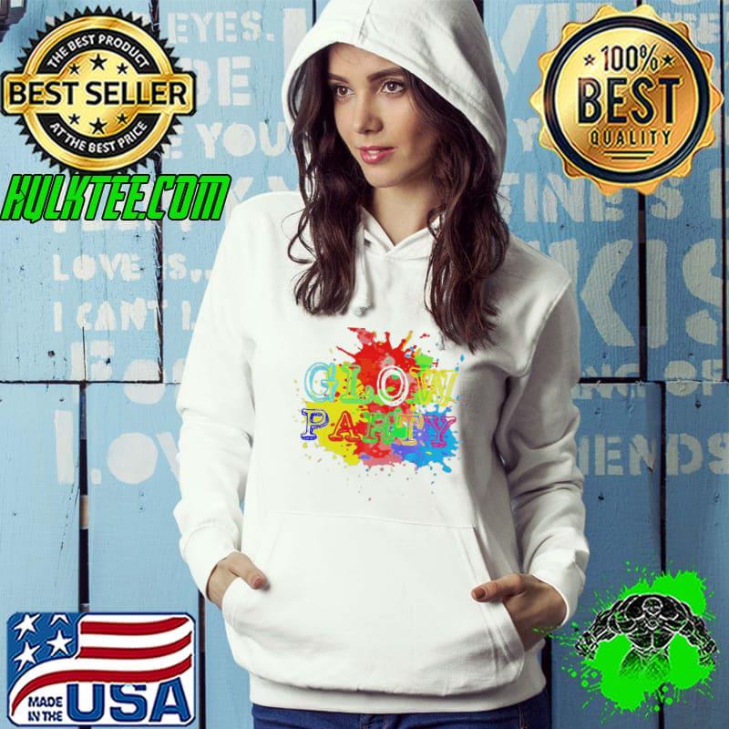 Glow party splash Color Shirt