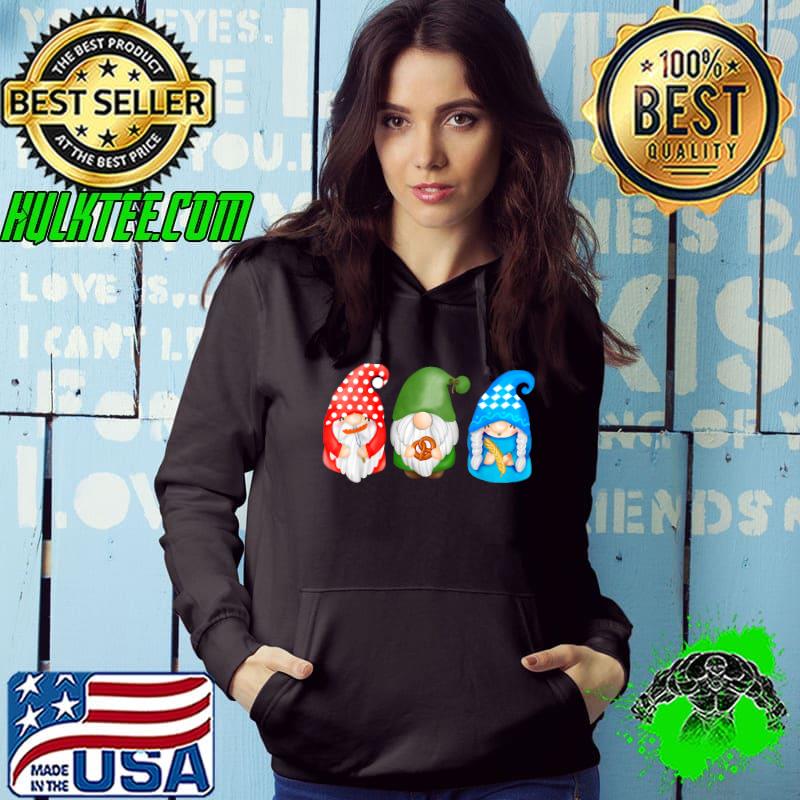 Gnomes Holding Oktoberfest Gnome Squad Drinking German Proud T-Shirt
