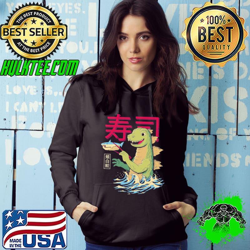Godzilla Monster Sushi Shark shirt