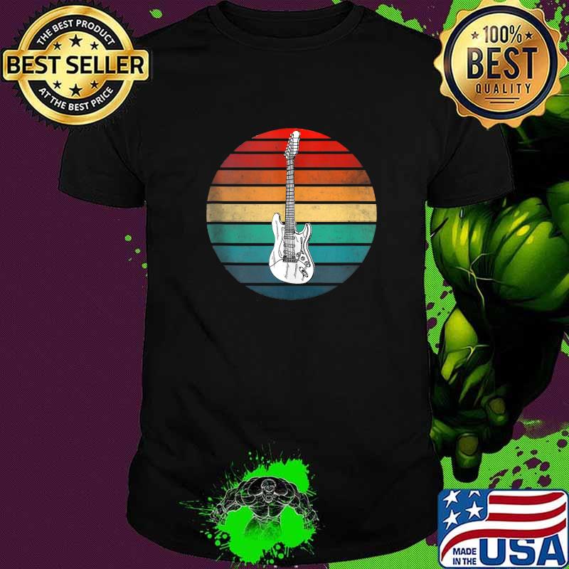 Guitar Jazz Band Rock and Roll Music Musical Tee Vintage T-Shirt