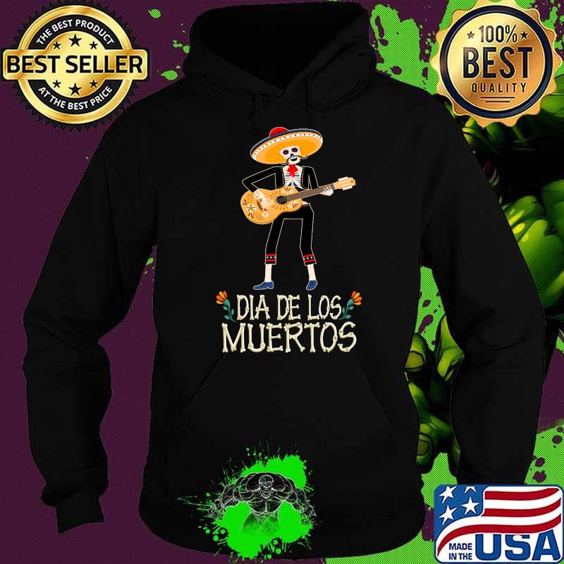 Guitar Sugar Skull Day Of Death Dia De Los Muertos 2021 T-Shirt Hoodie Guitar Sugar Skull Day Of Death Dia De Los Muertos 2021 T-Shirt Hoodie