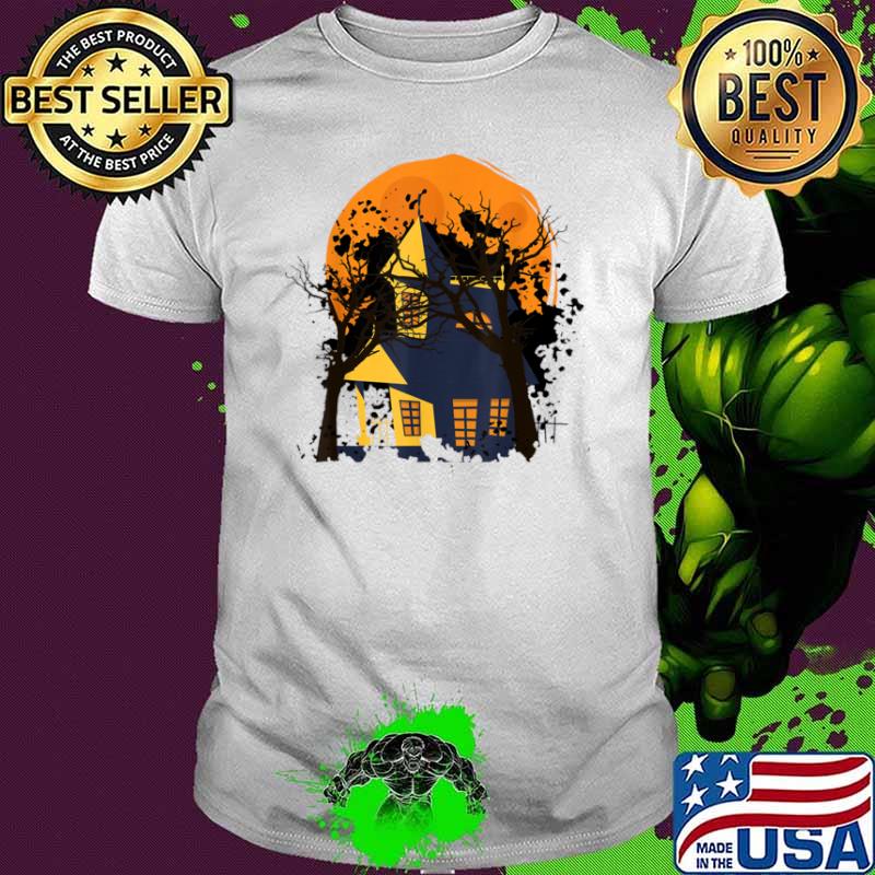Halloween in the dark with horror house Shirt