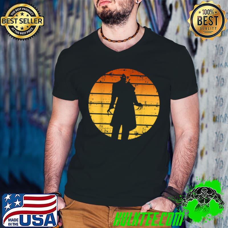 Halloween Vintage Nosferatu Vampire Retro Moon Shirt Guys V Neck Halloween Vintage Nosferatu Vampire Retro Moon Shirt Guys V Neck