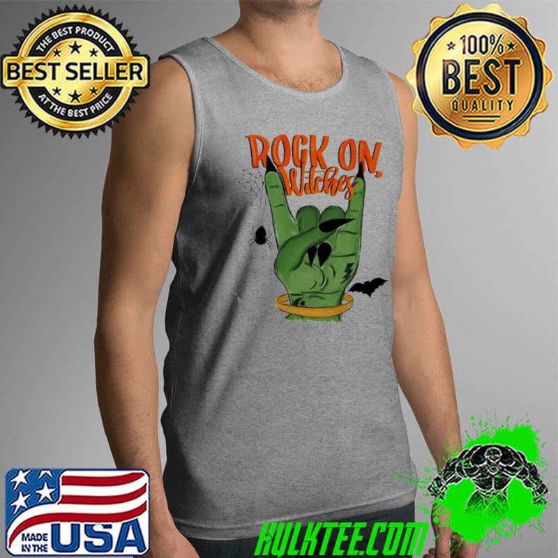 Halloween zombie rock on witches s Tank Top Halloween zombie rock on witches s Tank Top