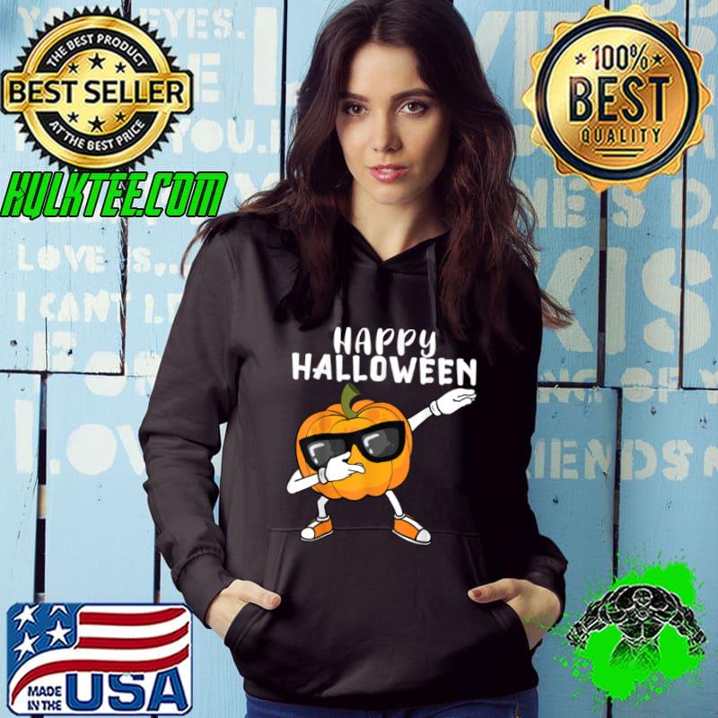 Happy Halloween 2021 Dabbing Pumpkin Thanksgiving Day Shirt