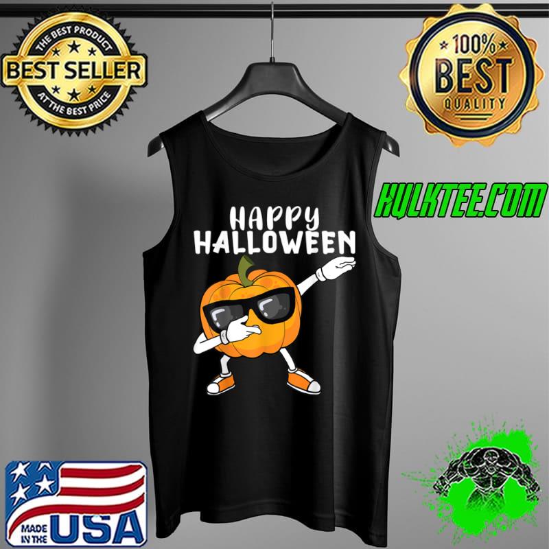 Happy Halloween 2021 Dabbing Pumpkin Thanksgiving Day Shirt Tank Top Happy Halloween 2021 Dabbing Pumpkin Thanksgiving Day Shirt Tank Top