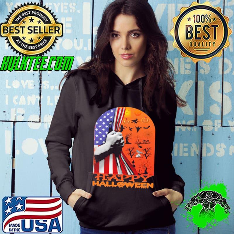 Happy Halloween American Flag Shirt