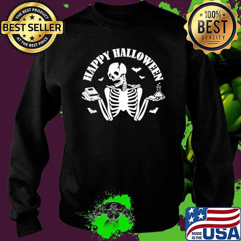 Happy Halloween Chemist Student or ScienceTeacher Shirt Sweater Happy Halloween Chemist Student or ScienceTeacher Shirt Sweater