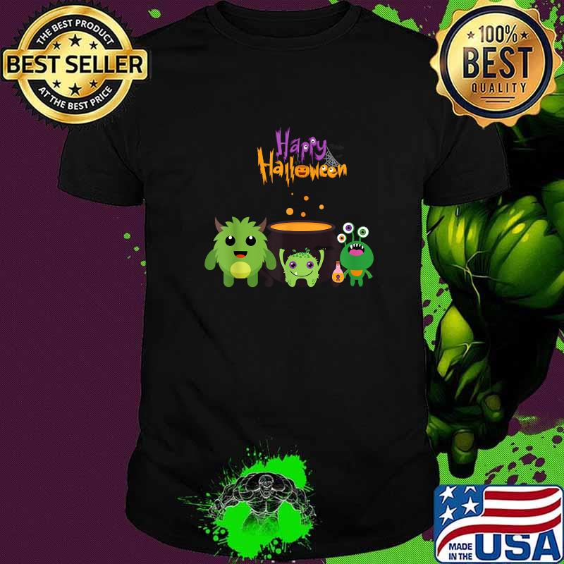 Happy Halloween Matching Cute Monster T-Shirt Happy Halloween Matching Cute Monster T-Shirt