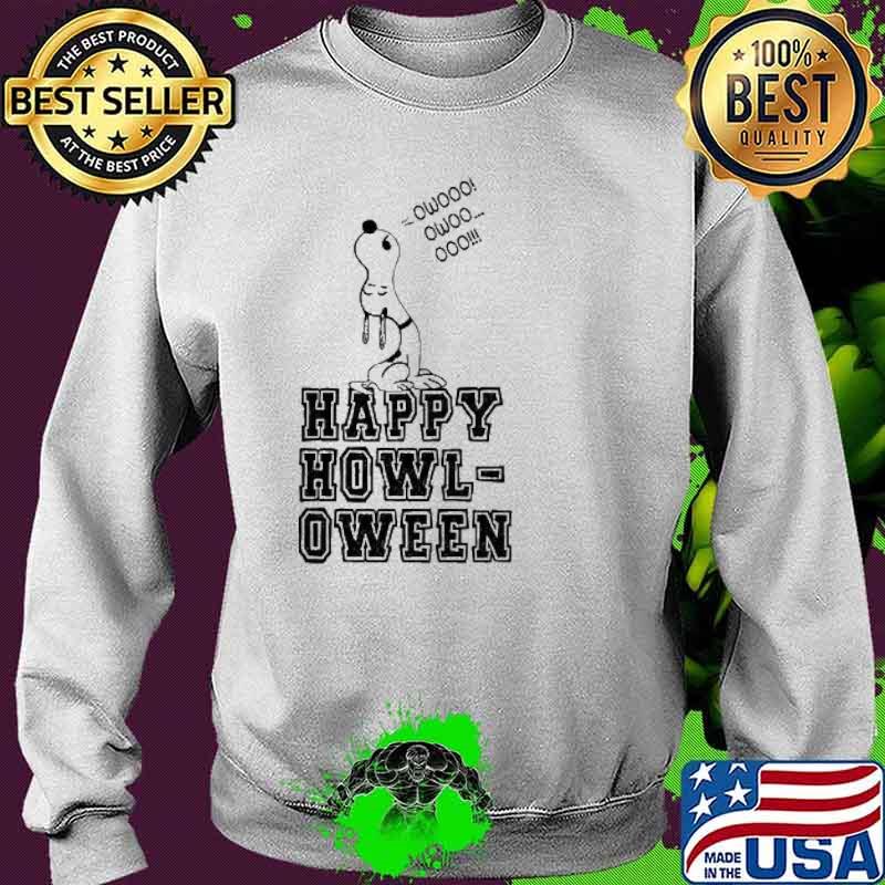 Happy Howl-oween Snoopy owooo Shirt Sweater Happy Howl-oween Snoopy owooo Shirt Sweater