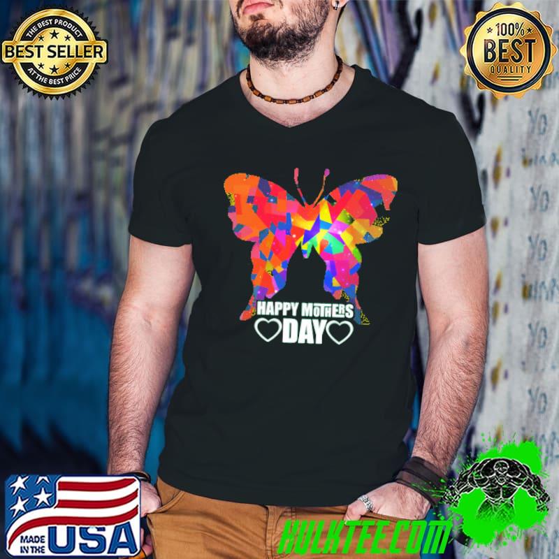 Happy Mother’s Day Butterfly T-s Guys V Neck Happy Mother’s Day Butterfly T-s Guys V Neck
