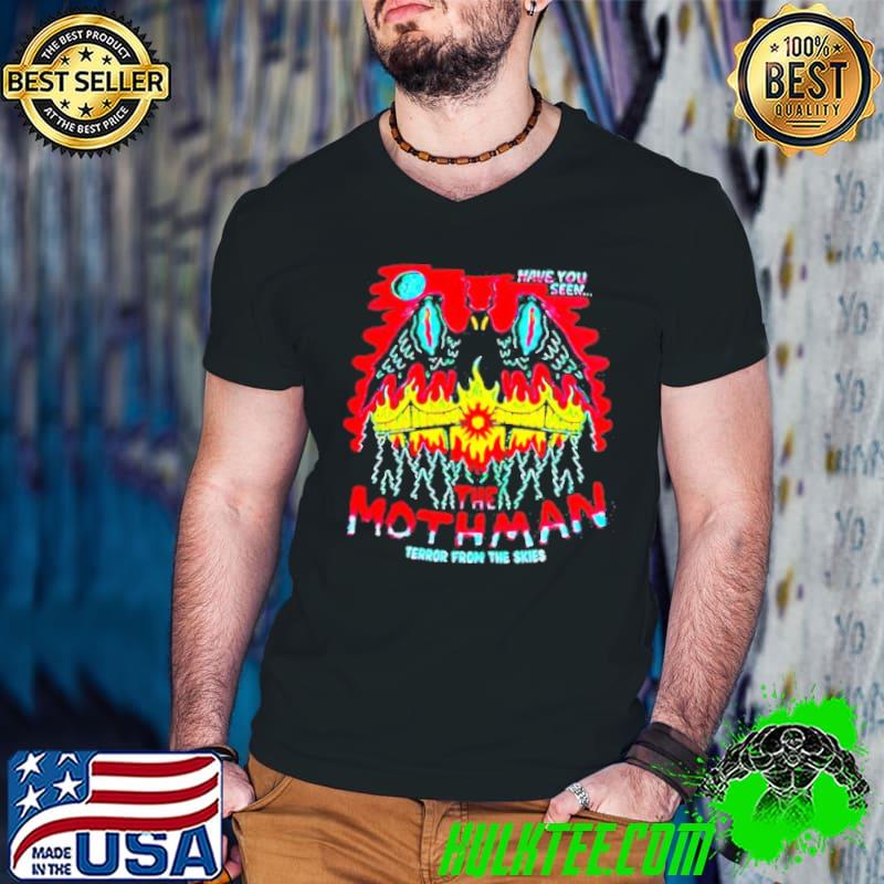 Have you seen The Mothman terror from the skies s Guys V Neck Have you seen The Mothman terror from the skies s Guys V Neck