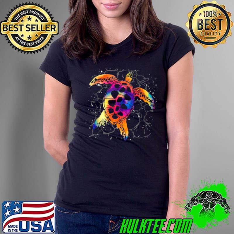 Hawaiian Sea Animal Ocean Tribal Sea Turtle s Ladies Tee Hawaiian Sea Animal Ocean Tribal Sea Turtle s Ladies Tee