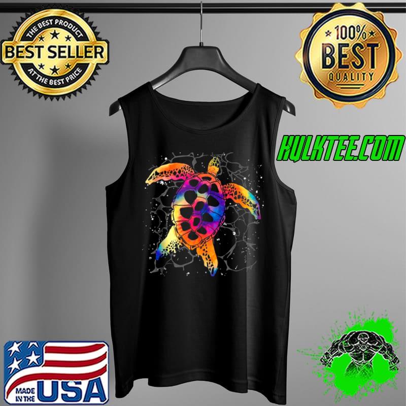 Hawaiian Sea Animal Ocean Tribal Sea Turtle s Tank Top Hawaiian Sea Animal Ocean Tribal Sea Turtle s Tank Top