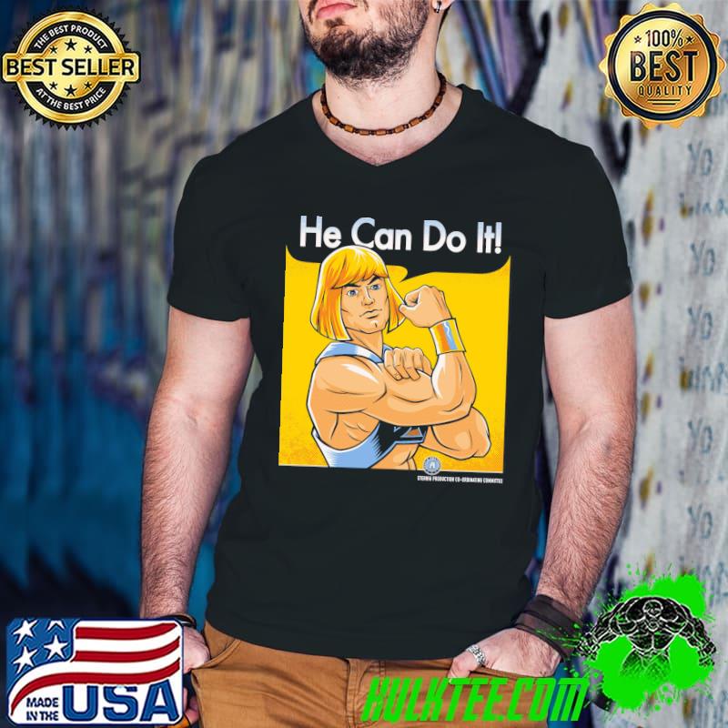 He Can Do It Shirt Guys V Neck He Can Do It Shirt Guys V Neck