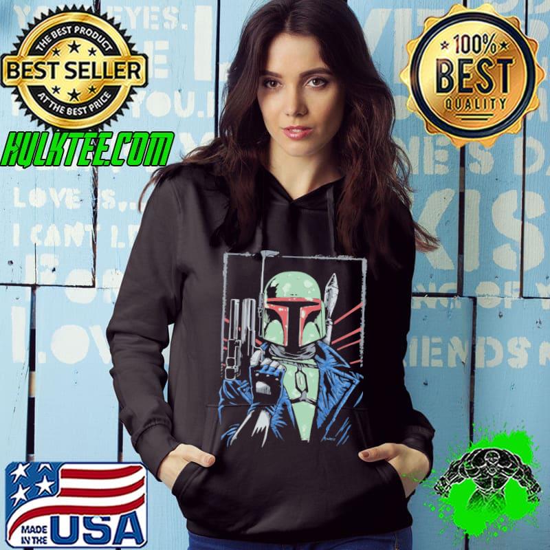 Huntermator bounty hunter boba fett shirt