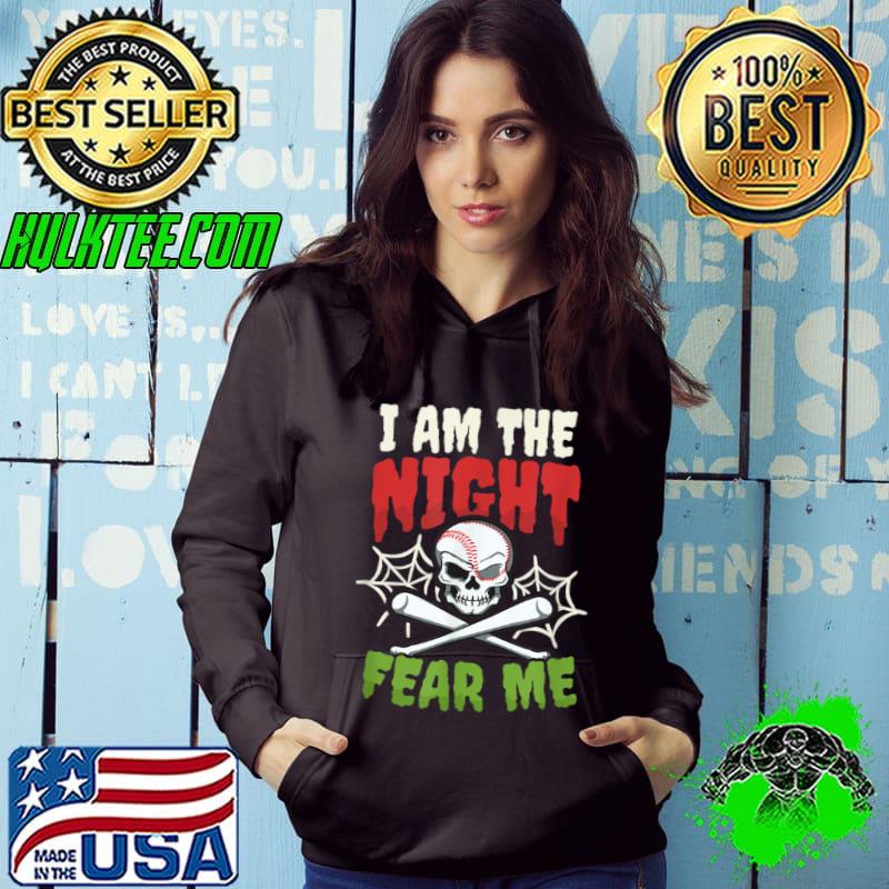 I Am The Night Design Halloween Baseball Shirt